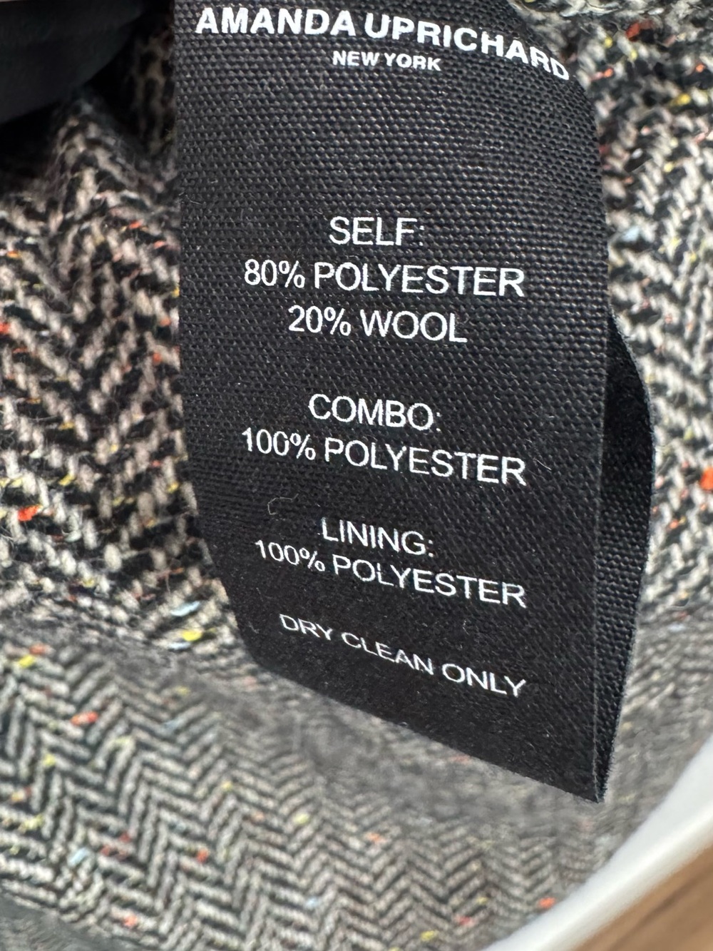 NWT Amanda Uprichard Serena Romper in Black Multi tweed - Picture 10 of 13